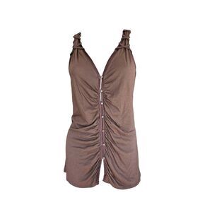 vintage fairy button cami